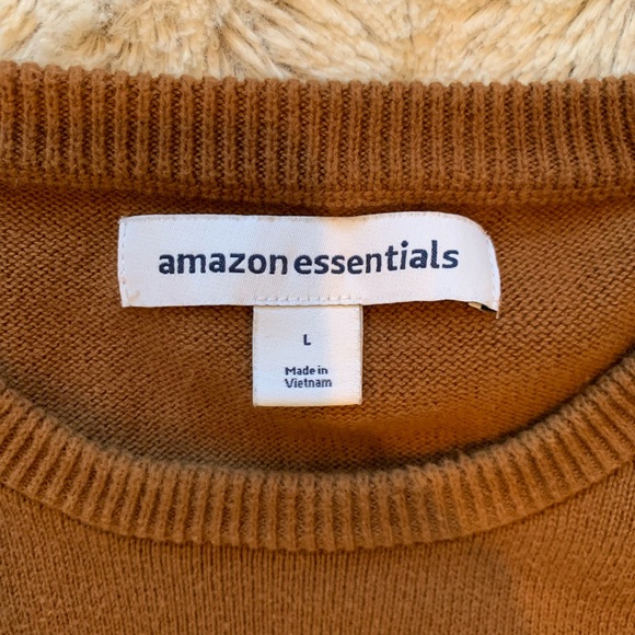 Amazon Essentials Men's Crewneck Sweater (L, Toffee Brown) - Picture 3 of 5